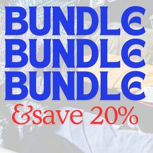 Bundle‎ Bundle Bundle & SAVE 20% OFF
